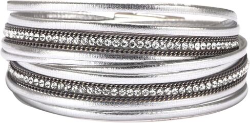 أساور تيانتيان طويلة للنساء Pulseras Para Mujer متعدد الطبقات الكفة الإسورة أساور للنساء مجوهرات بوهو للنساء أساور جلدية قابلة للتكديس للنساء هدايا عصرية للنساء in Saudi Arabia