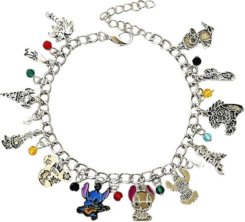 كارتون ستيث أوهانا يعني سوار سحر العائلة، أساور أنيمي من سبائك الزنك للنساء والرجال in Kuwait