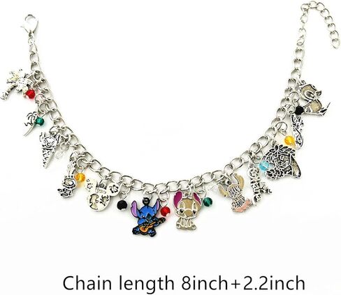 كارتون ستيث أوهانا يعني سوار سحر العائلة، أساور أنيمي من سبائك الزنك للنساء والرجال in Kuwait