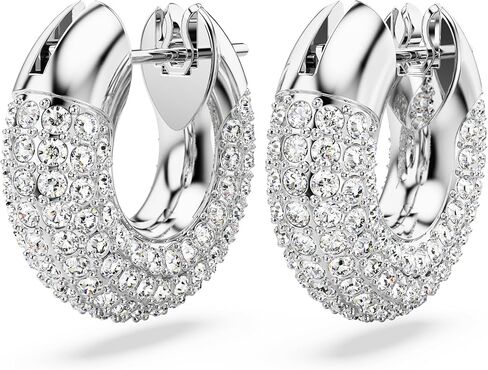 Swarovski Dextera Crystal Pavé Hoop Earrings Jewelry Collection in Kuwait