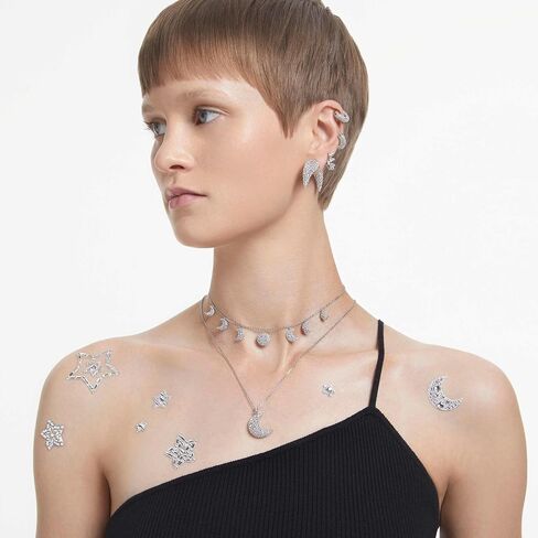 Swarovski Dextera Crystal Pavé Hoop Earrings Jewelry Collection in Kuwait