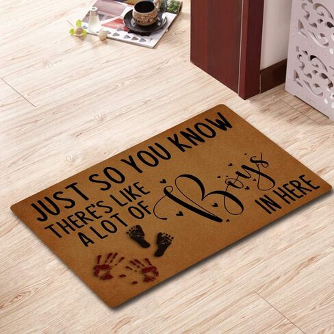 Come in and Play Doormat Mini Playhouse Doormat Funny Doormat Sayings Front Door Mat Rubber Non Slip Backing Funny Welcome Mat Indoor Outdoor Rug 23.6 in(W) X 15.7 in(L) in Saudi Arabia