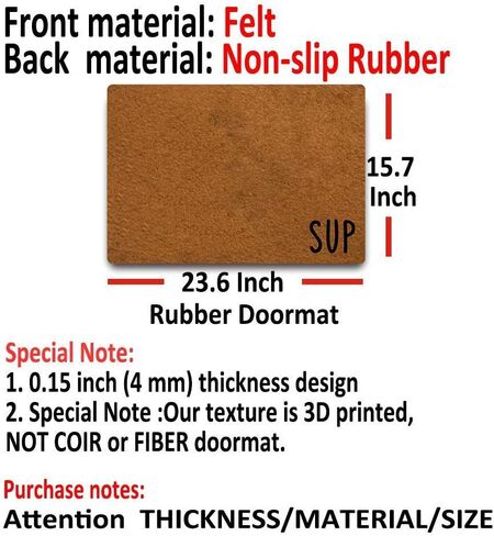 Come in and Play Doormat Mini Playhouse Doormat Funny Doormat Sayings Front Door Mat Rubber Non Slip Backing Funny Welcome Mat Indoor Outdoor Rug 23.6 in(W) X 15.7 in(L) in Saudi Arabia