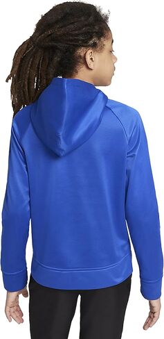 هودي التدريب الجرافيكي للأطفال الصغار من Nike (كبير، Game Royal/Blue Void) in Saudi Arabia