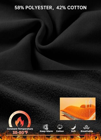 سروال رياضي نسائي من Willit مبطن بالصوف سروال رياضي من القطن مستقيم الساق للشتاء والجري غير رسمي لجيوب صالة اليوغا والتمرين 30 بوصة in Kuwait