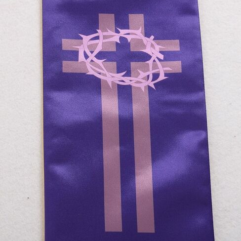 BLESSUME Church Priest Reversible Stole Clergy Mass Stole with Tassels in Saudi Arabia