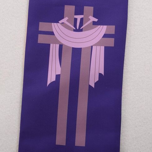 BLESSUME Church Priest Reversible Stole Clergy Mass Stole with Tassels in Saudi Arabia