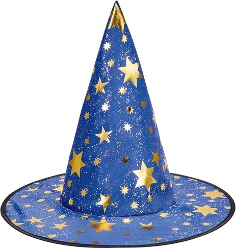 Century Star Kids Witch Hat Star Printing Wizard Hat for Boys Girls Halloween Hat Cosplay Party Decorations in Saudi Arabia