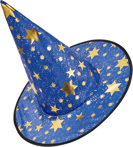 Century Star Kids Witch Hat Star Printing Wizard Hat for Boys Girls Halloween Hat Cosplay Party Decorations in Saudi Arabia