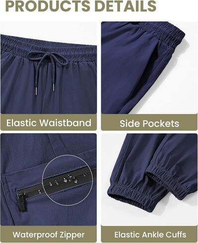 Boys Joggers Cargo Pants Kids Water Resistant Athletic Hiking Uniform Pants Lightweight Quick Dry in Saudi Arabia