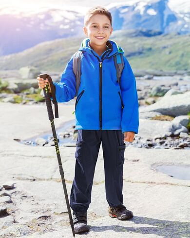 Boys Joggers Cargo Pants Kids Water Resistant Athletic Hiking Uniform Pants Lightweight Quick Dry in Saudi Arabia