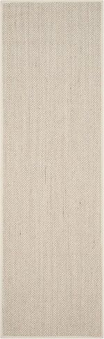 SAFAVIEH Natural Fiber Collection Area Rug - 8' x 10', Marble & Beige, Border Sisal Design, Easy Care, Ideal for High Traffic Areas in Living Room, Bedroom (NF143C) in Saudi Arabia