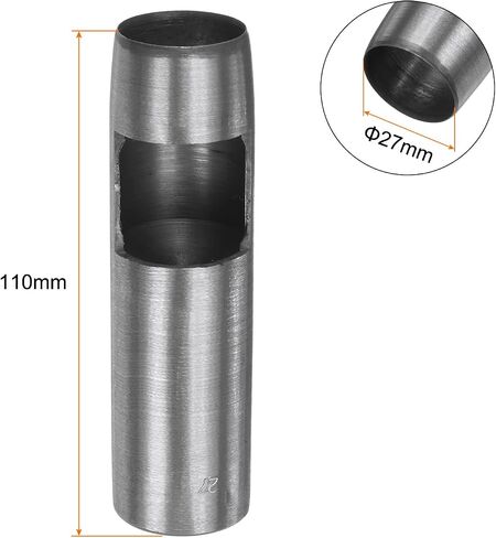 HARFINGTON Hollow Punch for Leather 27mm Round Hole Punch Tool for Belt Puncher Carbon Steel Single Punch for Watch Belts Cut Leather Craft Rubber Paper Fabric Plastic Soft Material in Saudi Arabia