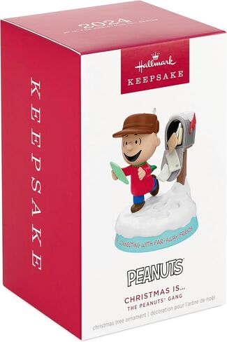 Hallmark Keepsake Christmas Ornament 2024, The Peanuts Gang Waiting Game With Light and Motion, Gifts for Peanuts Fans in Saudi Arabia