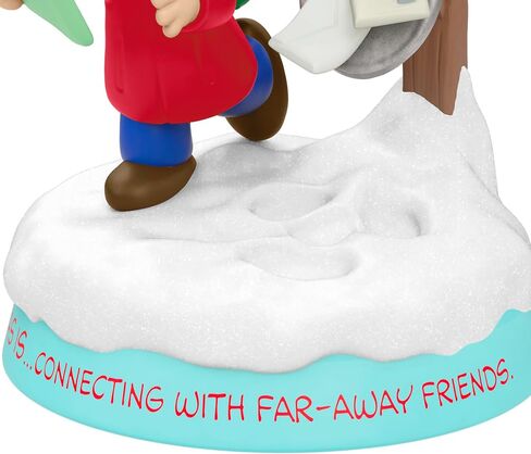 Hallmark Keepsake Christmas Ornament 2024, The Peanuts Gang Waiting Game With Light and Motion, Gifts for Peanuts Fans in Saudi Arabia