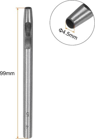 HARFINGTON Hollow Punch for Leather 27mm Round Hole Punch Tool for Belt Puncher Carbon Steel Single Punch for Watch Belts Cut Leather Craft Rubber Paper Fabric Plastic Soft Material in Saudi Arabia