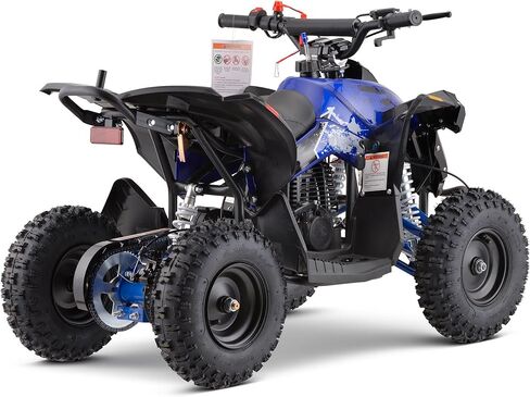 دراجة نارية MotoTec Renegade 40cc 4-Stroke للأطفال تعمل بالغاز باللون الأزرق in Kuwait