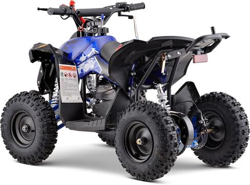 دراجة نارية MotoTec Renegade 40cc 4-Stroke للأطفال تعمل بالغاز باللون الأزرق in Kuwait