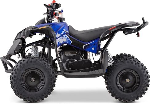 دراجة نارية MotoTec Renegade 40cc 4-Stroke للأطفال تعمل بالغاز باللون الأزرق in Kuwait