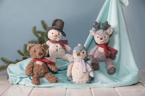 Mary Meyer Putty Stuffed Animal Soft Toy, 10-Inches, Blizzard Snowman in Saudi Arabia