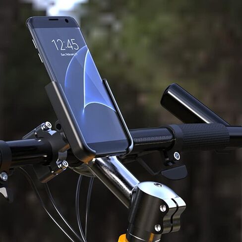 Windance دراجة نارية حامل الهاتف سبائك الألومنيوم دعم الهاتف، دراجة المقود الهاتف الخليوي المشبك in Kuwait