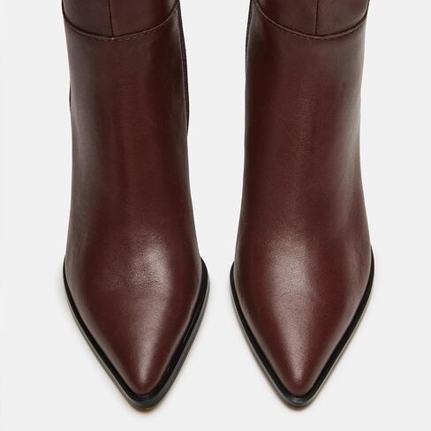 MICIFA Knee High Boots Leather Tall Boots for Women Stiletto Kitten Heeled Boot Pointed Toe Side Zipper Dress Boot in Saudi Arabia