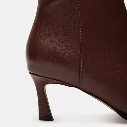 MICIFA Knee High Boots Leather Tall Boots for Women Stiletto Kitten Heeled Boot Pointed Toe Side Zipper Dress Boot in Saudi Arabia