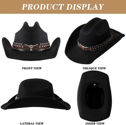 Cowboy Hat - Adjustable, Western Style Hat for Men and Women in Saudi Arabia