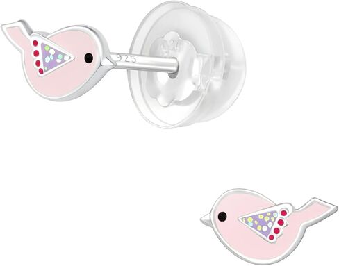 925 Sterling Silver Children's Woodland Stud Earrings in Saudi Arabia