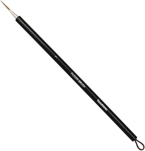 Yasutomo Fusion Synthetic Brush - Round, Short Handle, Size 1 in Saudi Arabia