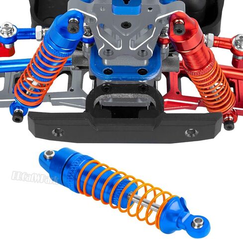 Alloy Front Rear RC Shocks Absorber Upgrades Part for 1/18 LaTrax Teton/LaTrax Desert Prerunner,Aluminum 4PCS RC Absorber Shocks,Titanium in Kuwait