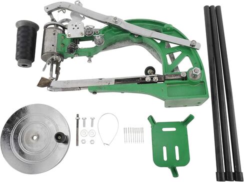 ماكينة إصلاح الأحذية اليدوية من الجلد من توللي، إطار من سبائك الألومنيوم المطورة - مقاومة للصدأ وقوية، ماكينة خياطة جلدية صغيرة شديدة التحمل للخياطة اليدوية بخط مزدوج من النايلون والقطن in Kuwait