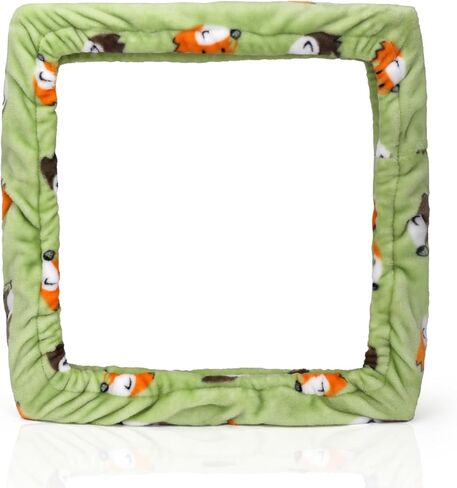 Needle Hooking Frame Cover 15.7"Square for Stripe Frame Rug Punch Frame Flannel-40cm (Green FOX) in Saudi Arabia