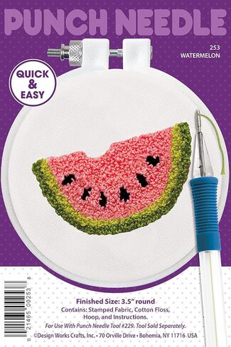 Design Works Crafts Watermelon Punch Needle Kit in Saudi Arabia