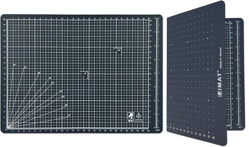 iMAT Flip Cutting Mat Note, A4 (Cm Version), 9"X12", Folding, Suitable for Small Crafts, Making Notebook, Models, and Scrapbooking Project (Hunter Green) in Saudi Arabia