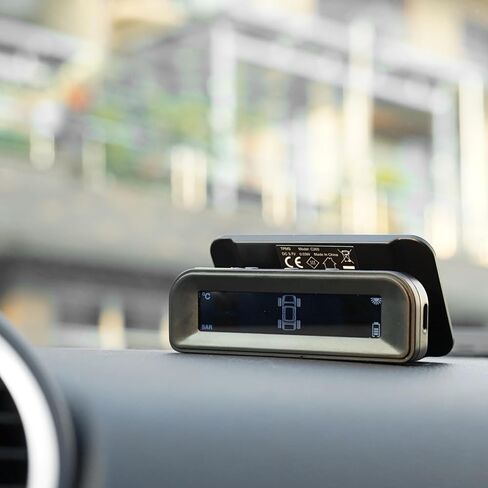 VEVOR RV Tire Pressure Monitoring System, 7.3-87 PSI Trailer TPMS Tire Pressure Monitor with 4 Sensors, 5 Alarm Modes, Real-time Display, Easy to Install in Kuwait