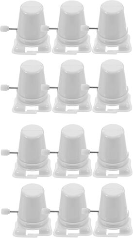 لعبة روبوت الرياح 12 قطعة حركة المشي على شكل الساعة، قاعدة لعبة الرياح، حركة الساعة، روبوت ذو أرجل، أجزاء لعبة الزينة المصنوعة من الطين (أبيض) in Kuwait