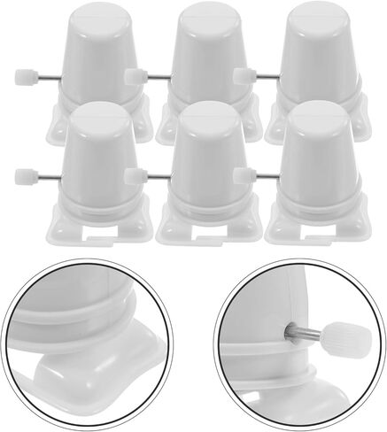 لعبة روبوت الرياح 12 قطعة حركة المشي على شكل الساعة، قاعدة لعبة الرياح، حركة الساعة، روبوت ذو أرجل، أجزاء لعبة الزينة المصنوعة من الطين (أبيض) in Kuwait