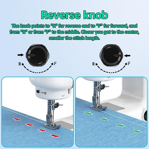 ويفر III: اجعل الأحلام تتحقق، ماكينة خياطة للمبتدئين، مجموعات ماكينة خياطة، مع أضواء، دواسات قدم، وضعين للطاقة، مقبض عكسي (أبيض كبير) in Kuwait