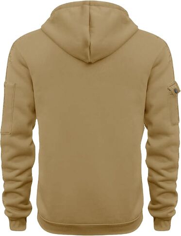 MANTORS Men's Fleece Hoodie Casual Long Sleeve 1/4 Zipper Pullover Sweatshirts in Saudi Arabia