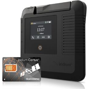 BlueCosmo Iridium GO! Exec Portable Satellite Calling Device Portable WiFi Calling Device Satellite Based WiFi Access Point for Voice, Messaging & Data with Monthly Postpaid Service SIM Card