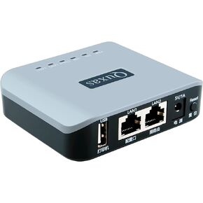 Upgraded Wireless Print Server 1 Port USB 2.0 Network Printer Server Support 10/100Mbps Wired/Wireless Modes Compatible with Windows Turn USB Printer into Wireless