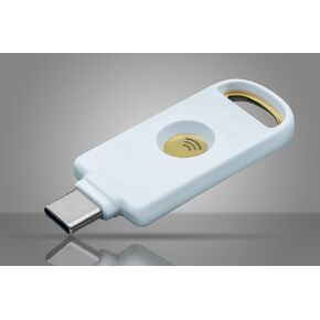 مفتاح أمان Identiv uTrust FIDO2 NFC USB-C (FIDO وFIDO2 وU2F وPIV وTOTP وHOTP وWebAuth)