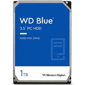 محرك الأقراص الصلبة الداخلي ويسترن ديجيتال 8 تيرابايت WD Blue PC - 5640 دورة في الدقيقة، SATA 6 جيجابايت/ثانية، ذاكرة تخزين مؤقت 256 ميجابايت، 3.5 بوصة - WD80EAAZ