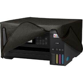 kwmobile Dust Cover Compatible with Epson EcoTank ET-2850 / EcoTank ET-2856 - Printer Case - Fabric Protector Cover - Dark Grey