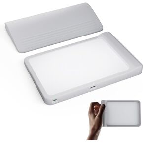 Silicone Protective Case for Magic Trackpad 2 - Klearlook Magic Trackpad Cover with Wrist Rest for Ergonomic Comfort, Non-Slip Washable Soft Silicone Touchpad Cover, Easy to Install and Remove, Grey