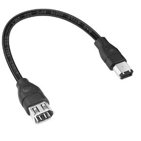 LBSC Firewire IEEE 1394 6 Pin Female to USB A Male Adapter Cable, 6 Pin Firewire to USB Cable Data Transfer Converter Cable for Printer, Digital Camera, Scanner, Hard Disk (USB to 6 pin)