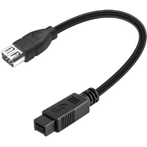 كابل محول LBSC Firewire IEEE 1394 6 Pin أنثى إلى USB A ذكر، كابل تحويل بيانات 6 Pin Firewire إلى كابل USB للطابعة، والكاميرا الرقمية، والماسح الضوئي، والقرص الصلب (USB إلى 6 pin) in Saudi Arabia