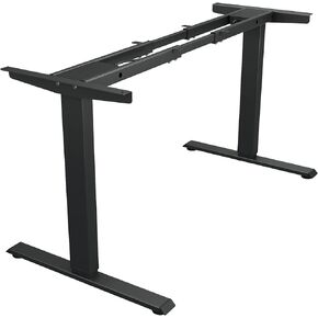 TOPSKY Dual Motor Electric Adjustable Standing Computer Desk for Home and Office (White Frame only)