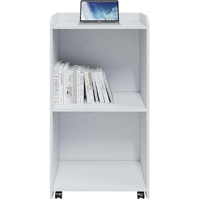 Podium Stand Portable with Wheels, Floor Stand for church, meetings, debate with large storage area, (Red)